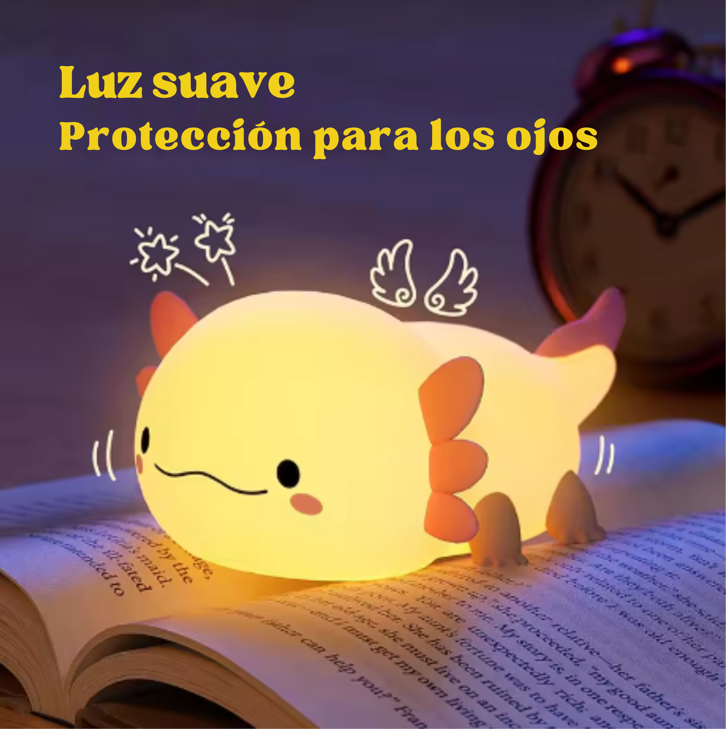 Luz nocturna de ajolote